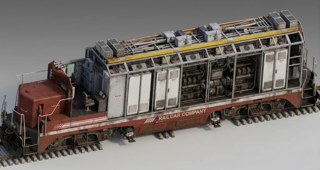 Open-sided equipment carrier
