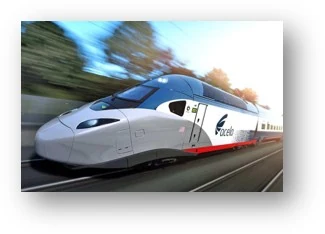 High-speed passenger trainset in service
