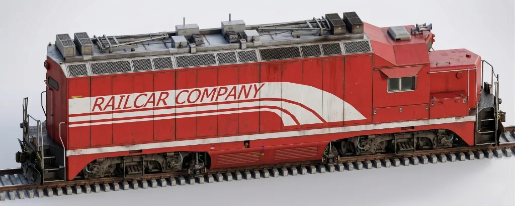 Road switcher locomotive